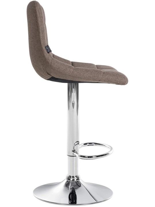 2 db bárszék készlet Jerry króm szövetből, taupe 2 db bárszék készlet Jerry króm szövetből, taupe