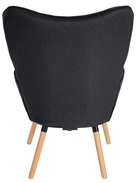 Fotel Garding szövet, fekete