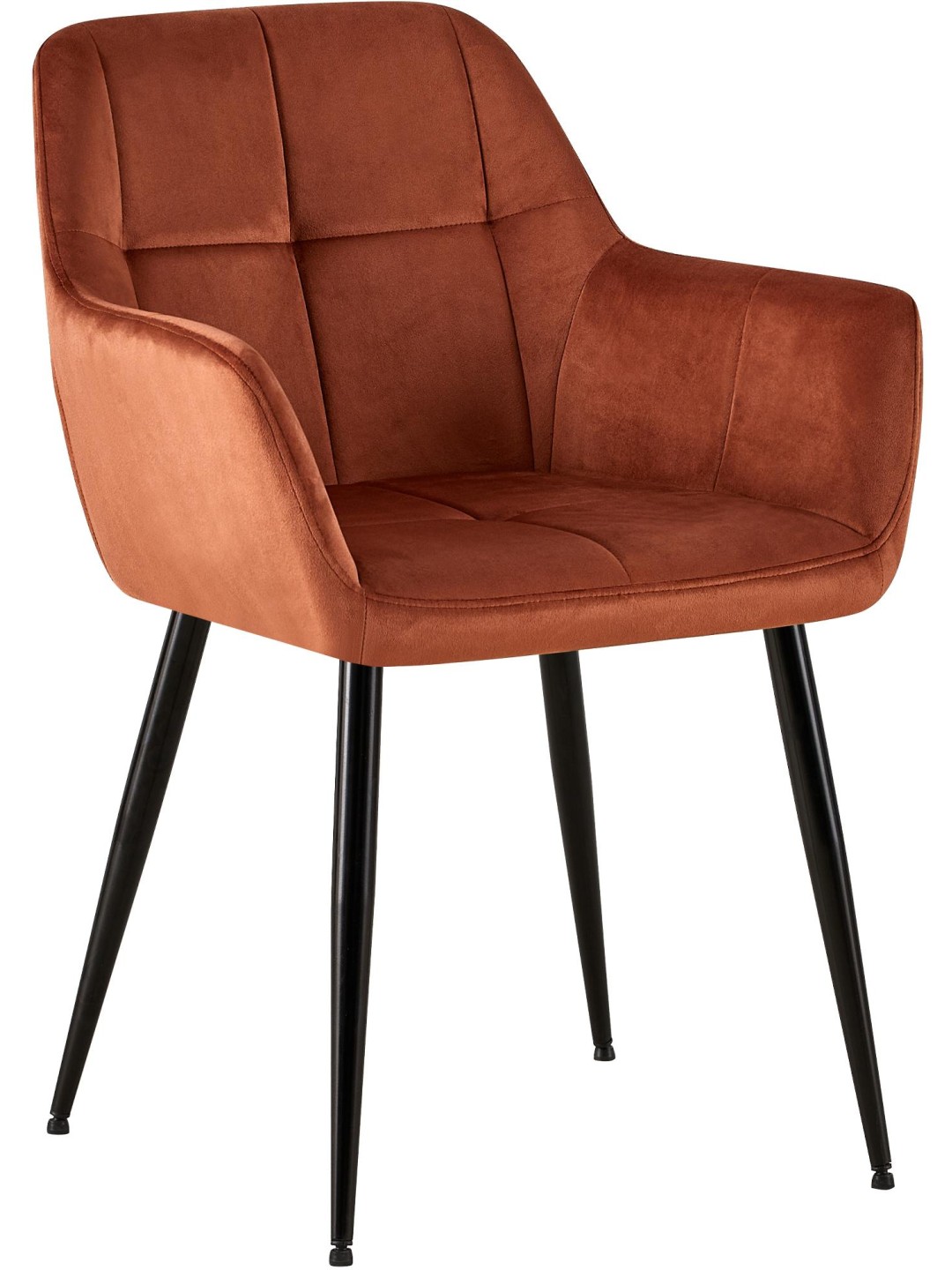 Emia bársony látogatói szék, barna