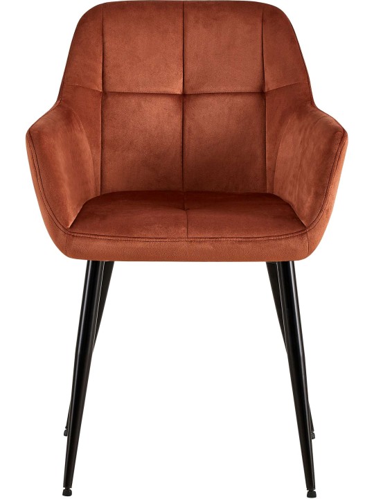 Emia bársony látogatói szék, barna