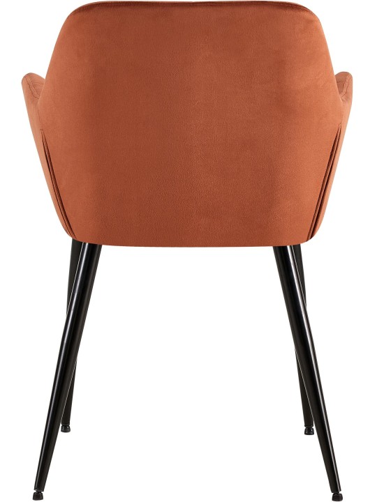 Emia bársony látogatói szék, barna