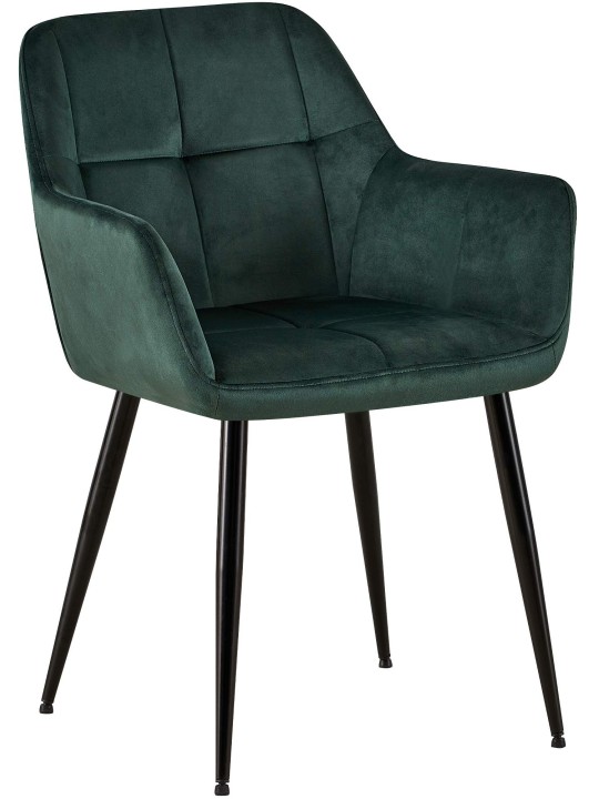 Emia bársony látogatói szék, zöld