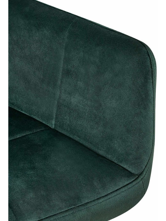 Emia bársony látogatói szék, zöld