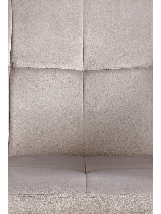 Emia bársony látogatói szék, világosszürke