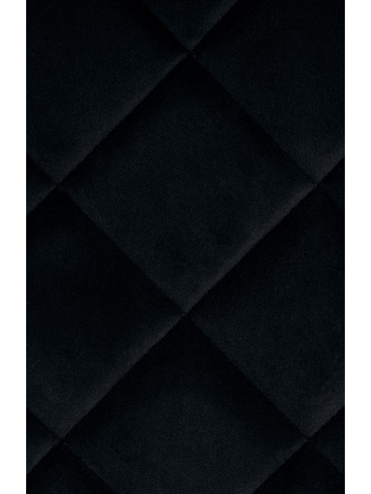 Chair Springs bársony, fekete