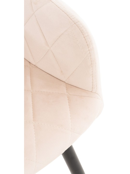 Shila bársony étkezőszék, bézs