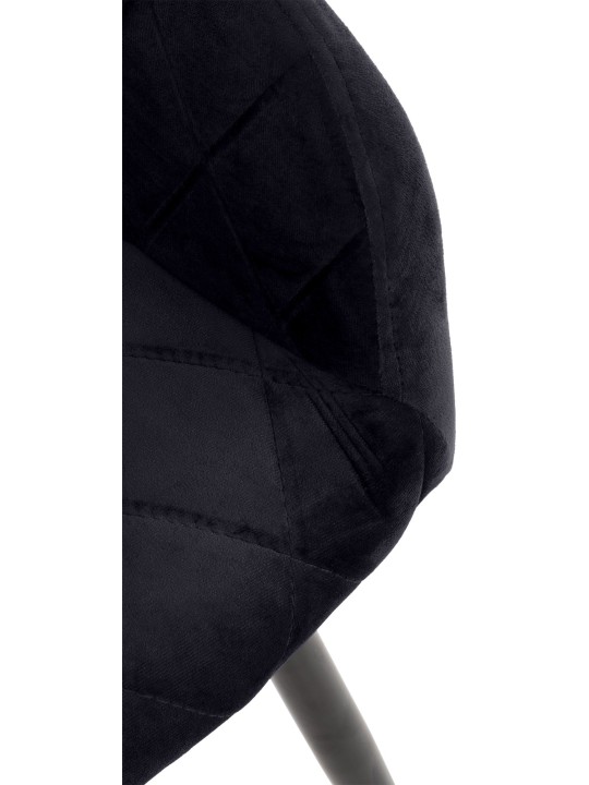 Shila bársony étkezőszék, fekete Shila bársony étkezőszék, fekete