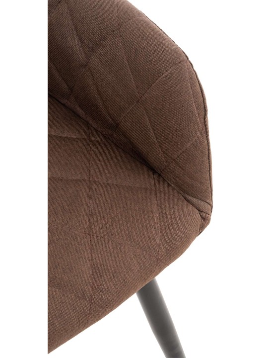 2 db Shila szövet étkezőszékből álló készlet, barna