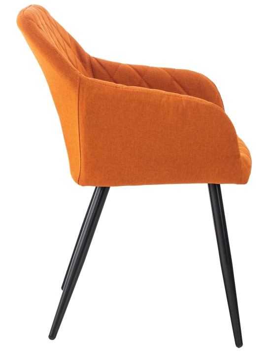 2 db Shila szövet étkezőszékből álló készlet, narancs