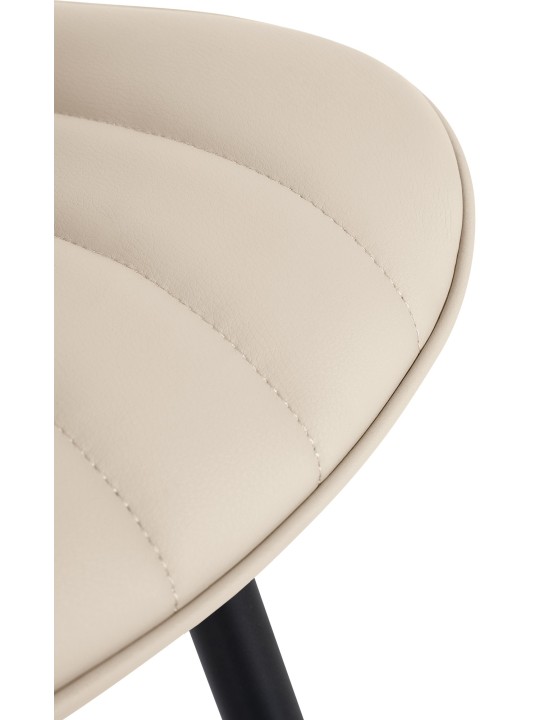 2 székből álló Largo műbőr szett, krém