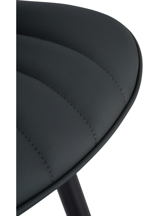 2 székből álló Largo műbőr szett, fekete