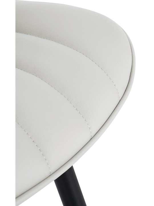 2 székből álló Largo műbőr szett, fehér