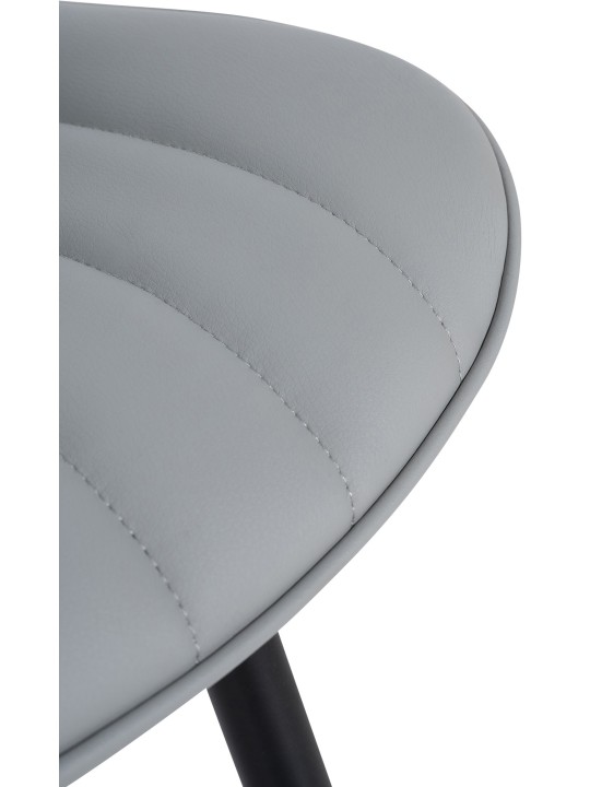 2 db Brady műbőr szék készlet, szürke