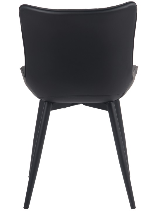 2 db Brady műbőr szék készlet, fekete