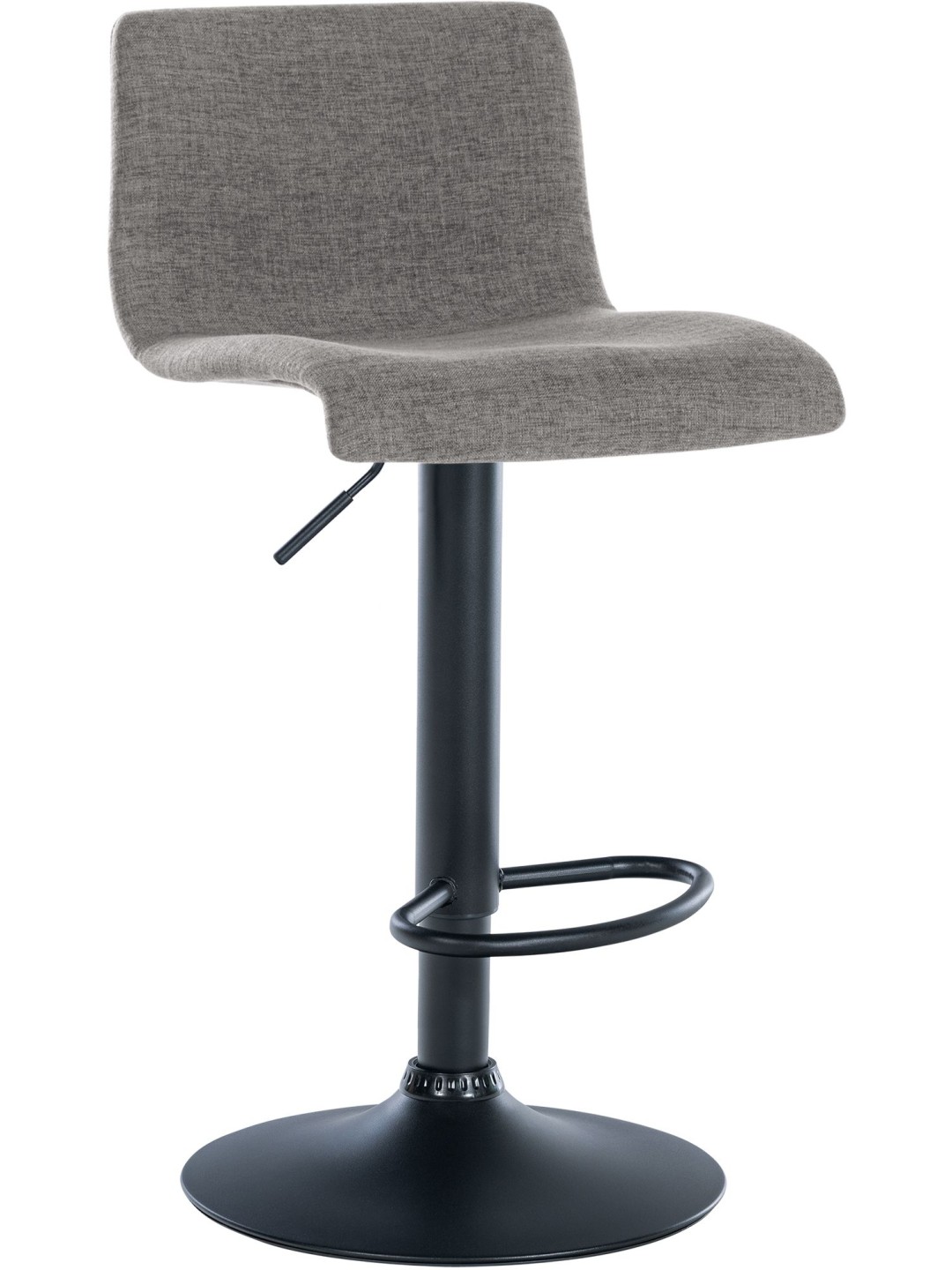 Bárszék Branford szövet, világosszürke