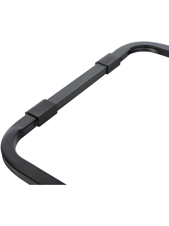 XL látogatói szék Anubis szövet, fekete/fekete