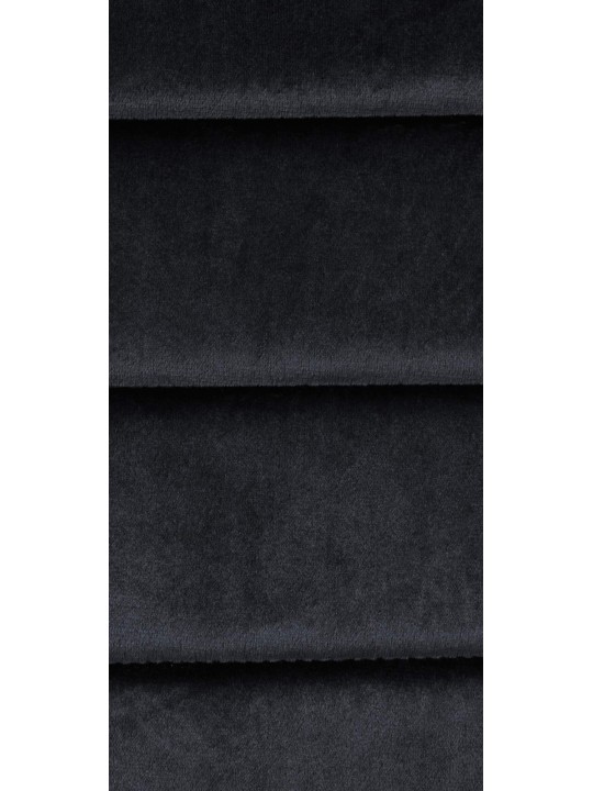 6db Mayfair bársony étkezőszék szett, fekete