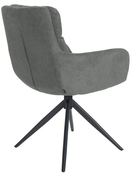 Vilas szövet étkezőszék, szürke