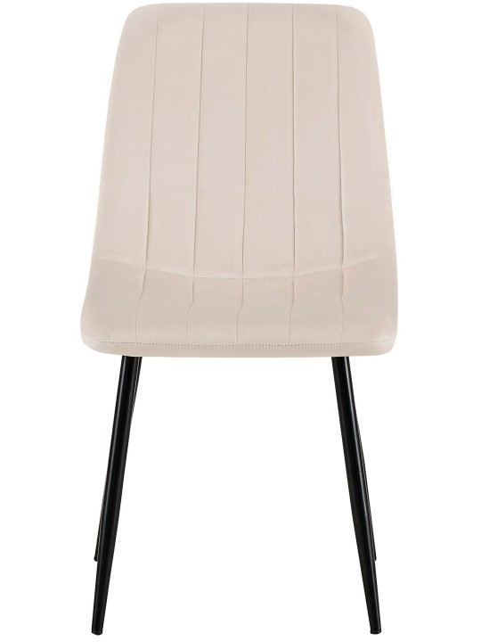 Dijon bársony szék, krém