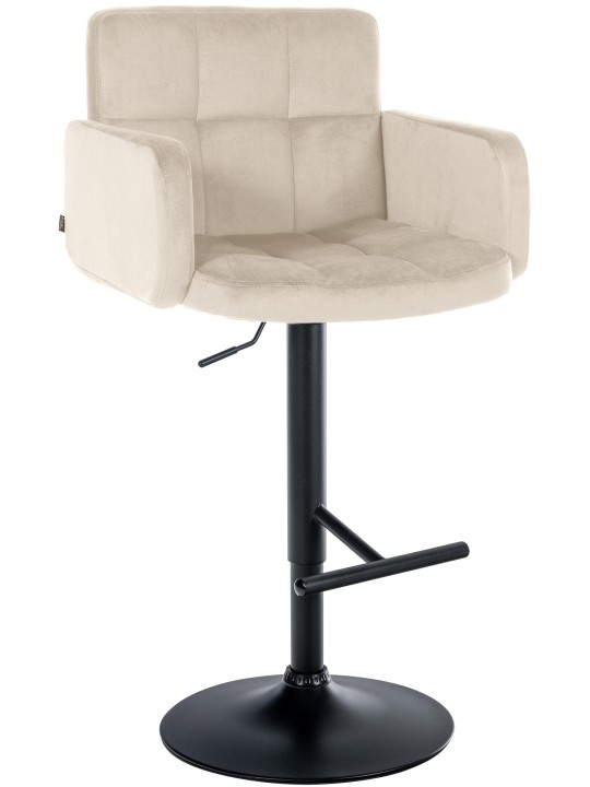 Bárszék Los Angeles bársony, krém