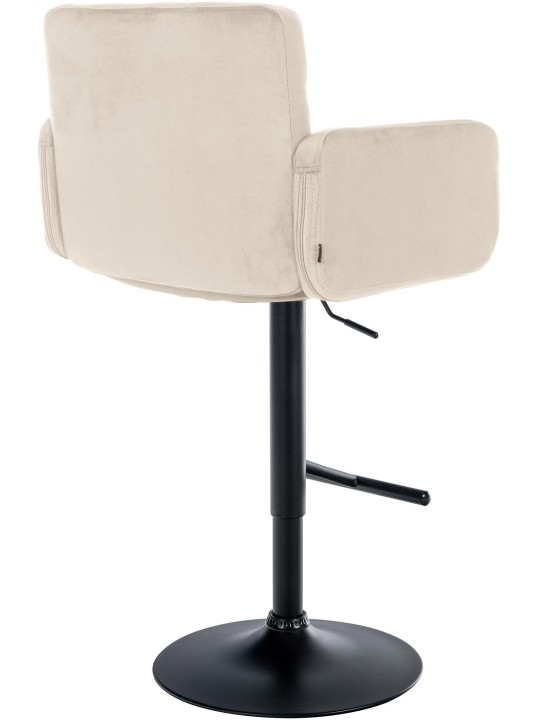 Bárszék Los Angeles bársony, krém