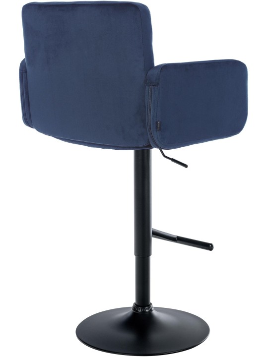 Bárszék Los Angeles bársony, kék