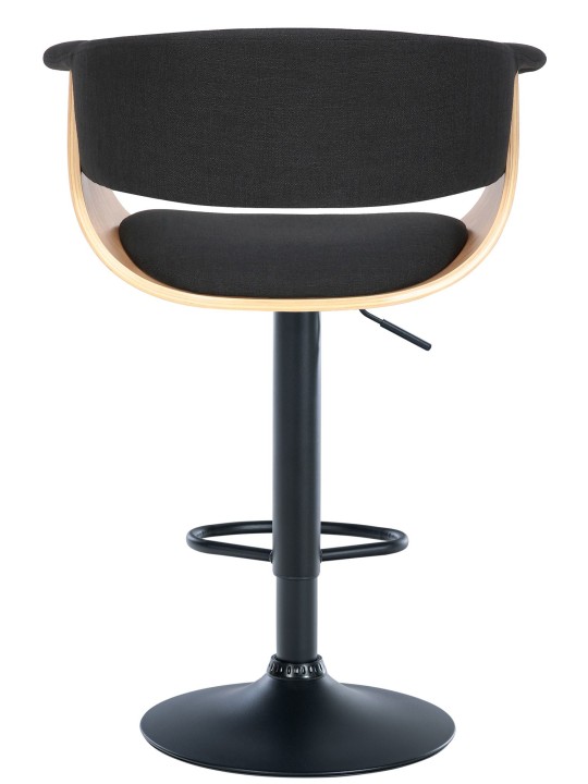 2 db Vestal szövet bárszék készlet, natúr/fekete