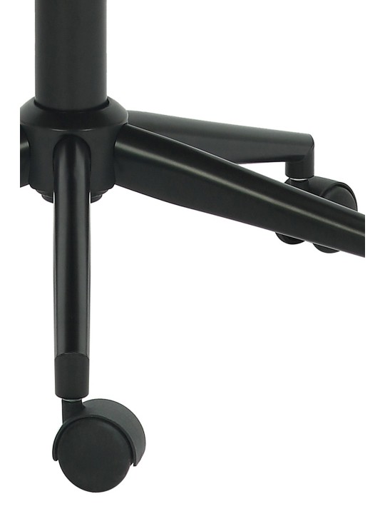 Harvest műbőr irodai szék, dió/fekete