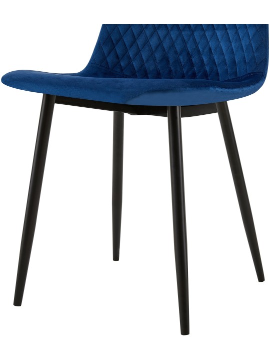 Giverny bársony szék, kék