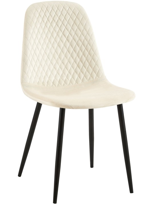 Giverny bársony szék, krém