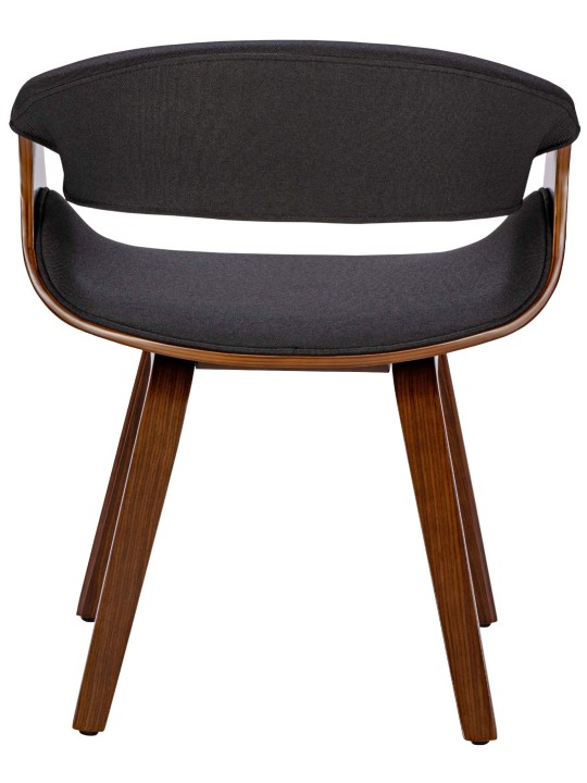 Foley szövet étkezőszék, dió/fekete