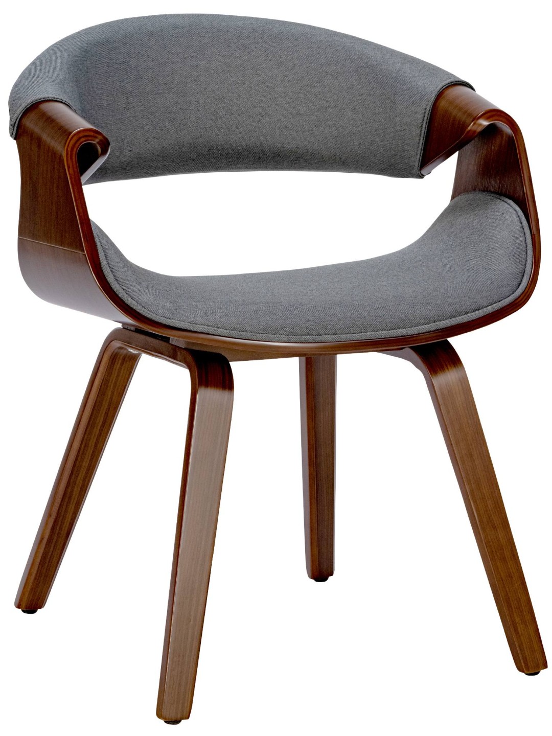 Foley szövet étkezőszék, dió/szürke