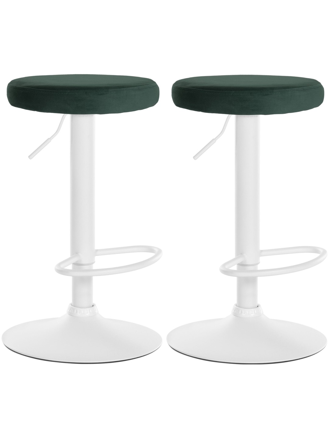 2 db bárszék szett Ponte velvet, zöld