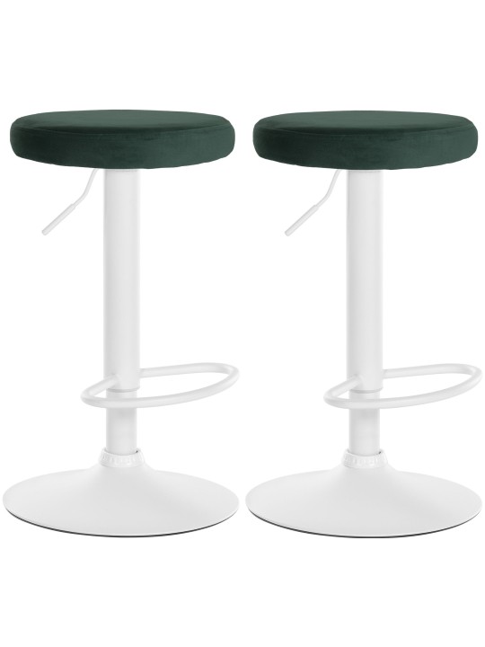 2 db bárszék szett Ponte velvet, zöld