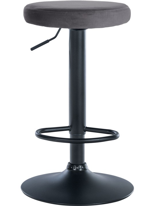 2 db bárszék szett Ponte velvet, sötétszürke