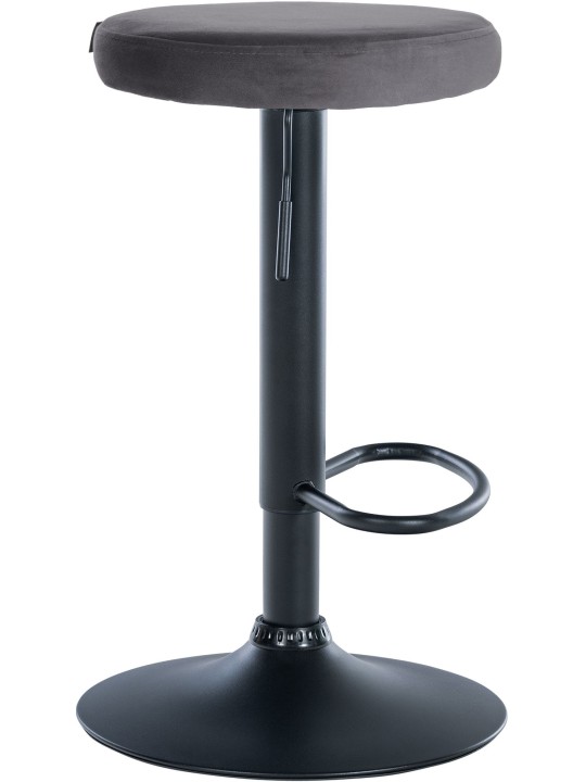 2 db bárszék szett Ponte velvet, sötétszürke