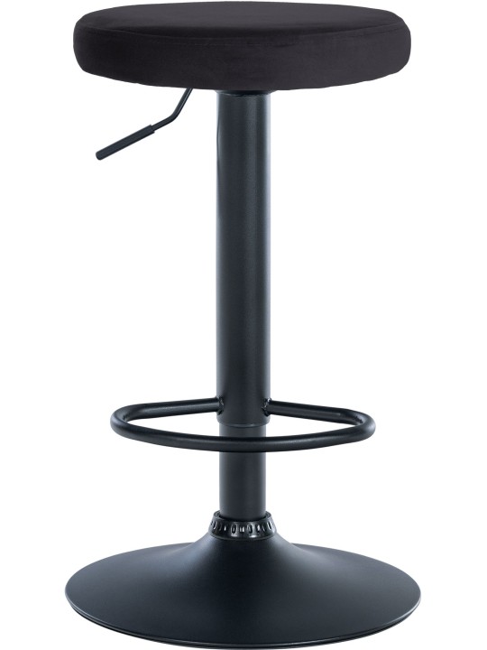 2 db bárszék szett Ponte velvet, fekete