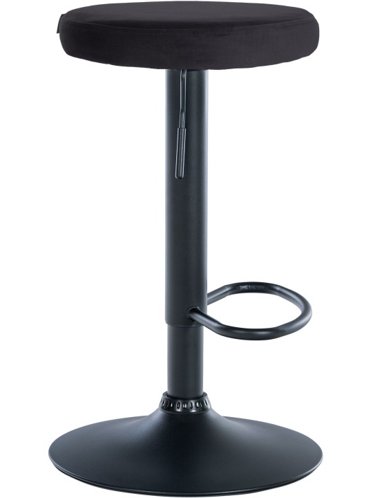 2 db bárszék szett Ponte velvet, fekete