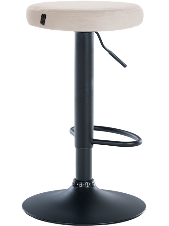 2 db bárszék szett Ponte velvet, krém