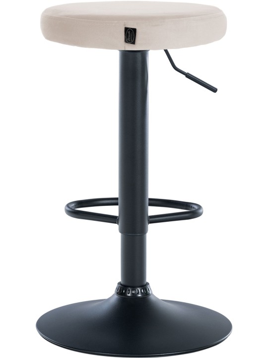 2 db bárszék szett Ponte velvet, krém