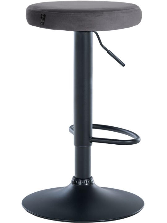 2 db bárszék szett Ponte velvet, sötétszürke