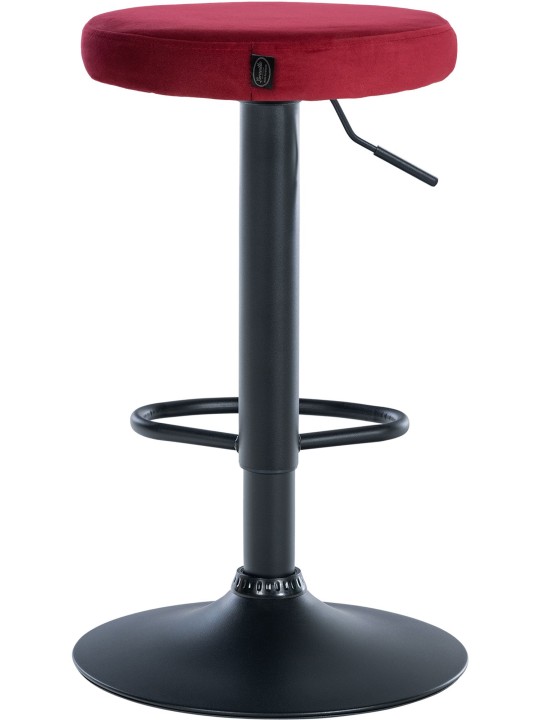 2 db bárszék szett Ponte velvet, piros