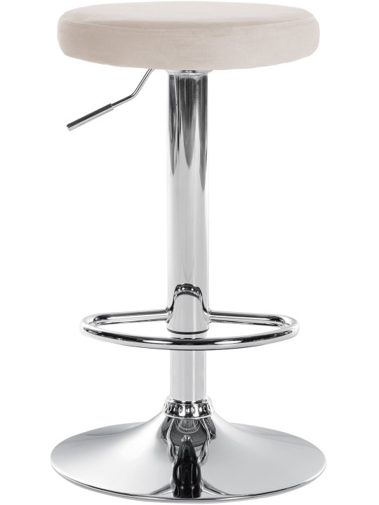 2 db bárszék szett Ponte bársony króm, krém 2 db bárszék szett Ponte bársony króm, krém