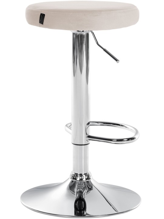 2 db bárszék szett Ponte bársony króm, krém 2 db bárszék szett Ponte bársony króm, krém