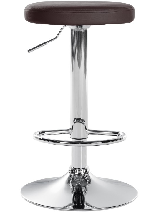 2 db bárszék készlet Ponte műbőr króm, barna