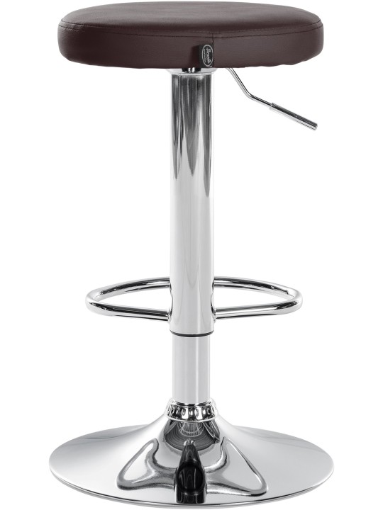 2 db bárszék készlet Ponte műbőr króm, barna