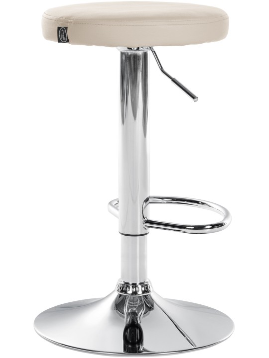 2 db bárszék készlet Ponte műbőr króm, krém 2 db bárszék készlet Ponte műbőr króm, krém