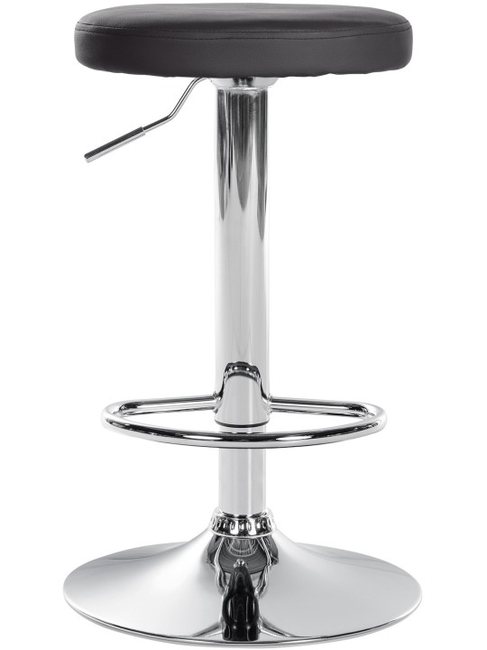 2 db bárszék készlet Ponte műbőr króm, fekete