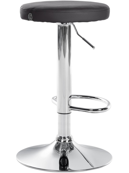 2 db bárszék készlet Ponte műbőr króm, fekete