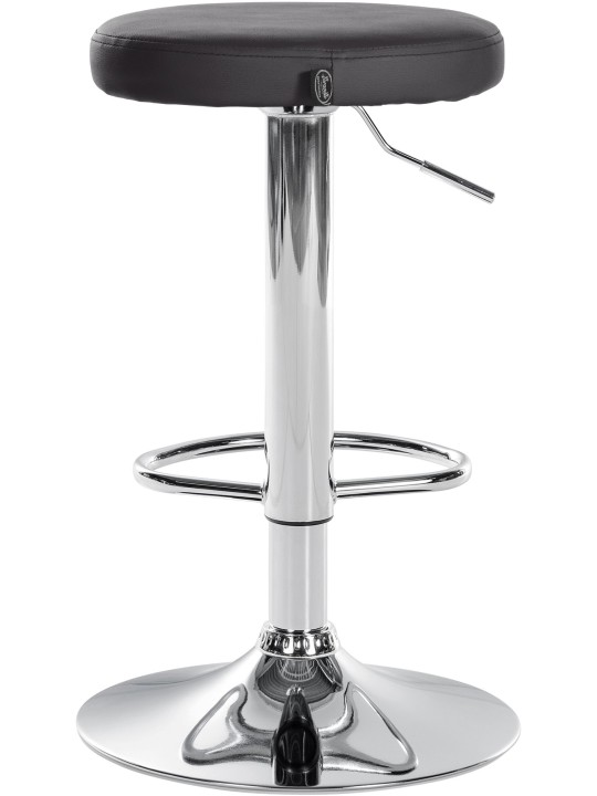 2 db bárszék készlet Ponte műbőr króm, fekete